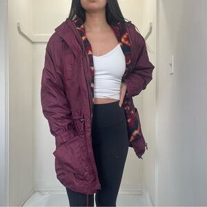 🌸 Women’s Ego 2-in-1 Jacket with Removable Lining – Burgundy 🌸